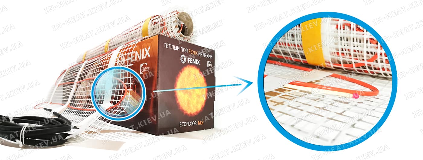 Ультратонкий кабельний мат Fenix ​​Ultra ціна