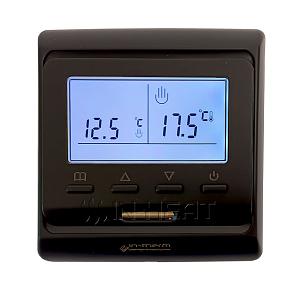Программированный терморегулятор IN-THERM E51.716 Чёрный / матовый оттенок
