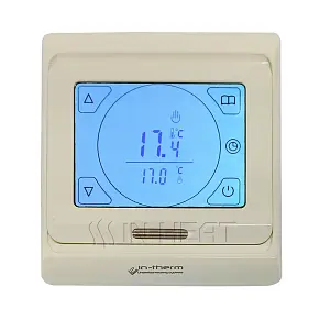 Сенсорный программированный терморегулятор IN-THERM E91.716 IVORY / Бежевый