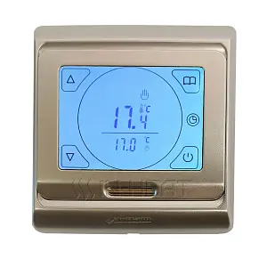 Сенсорный программированный терморегулятор IN-THERM E91.716 Silver / Серебристый