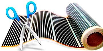 Можно ли резать пленочный теплый пол?