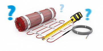 Как выбрать длину и мощность электрического кабельного мата?