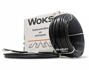 Нагревательный кабель Woks 20T Titanium / под стяжку / 6.9 мм
