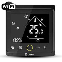 Castle PWT-002 Black Antracit Wi-Fi терморегулятор програмований 