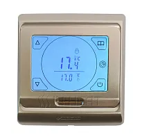 Сенсорный программированный терморегулятор IN-THERM E91.716 Silver / Серебристый